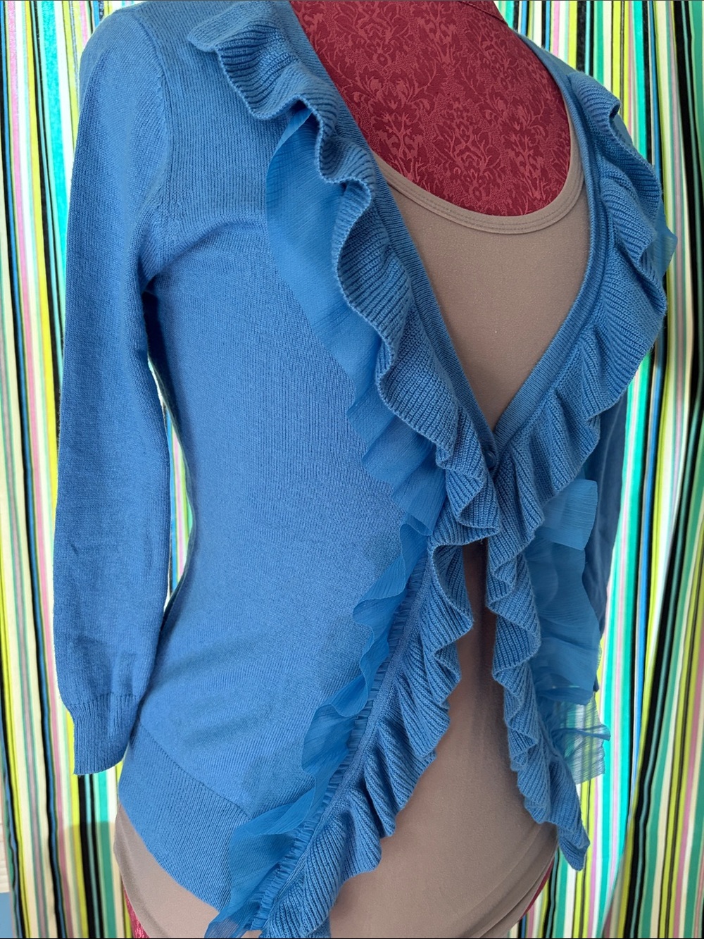 Beautiful sky blue shrug/sweater